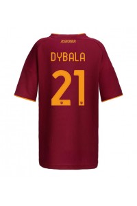 AS Roma Paulo Dybala #21 Jalkapallovaatteet Naisten Kotipaita 2025-26 Lyhythihainen